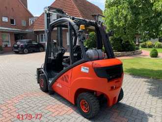 Used Forklift Truck LINDE H 25 T 02 GAS VIERRADFRONTSTAPLER (11927229)