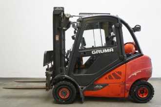 Used Forklift Truck LINDE H 25 T EVO 392-02 GAS VIERRADFRONTSTAPLER (13033955)
