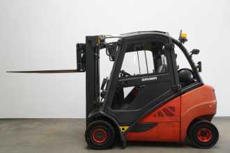 Used Forklift Truck LINDE H 25 T EVO 392-02 GAS VIERRADFRONTSTAPLER (13041473)