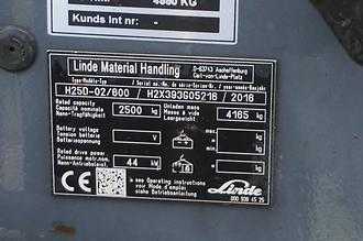 Used Forklift Truck LINDE H 25D-02/600 - Nur 3.751 Stunden DIESEL VIERRADFRONTSTAPLER (13067462)