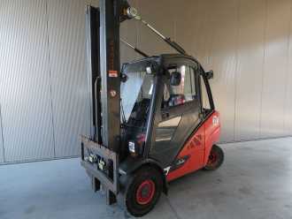 Used Forklift Truck LINDE H 30 D -02 DIESEL VIERRADFRONTSTAPLER (13076077)