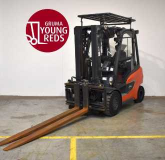 Used Forklift Truck LINDE H 30 D 1202 DIESEL VIERRADFRONTSTAPLER (12946051) backdrop