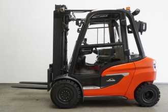 Used Forklift Truck LINDE H 30 D 1202 DIESEL VIERRADFRONTSTAPLER (13055897)