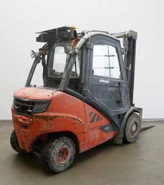 Used Forklift Truck LINDE H 30 D (3B) EVO 393-02 DIESEL VIERRADFRONTSTAPLER (12919782)