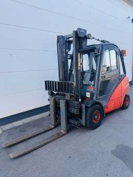 Used Forklift Truck LINDE H 30 D Kabine STVO nur Export DIESEL VIERRADFRONTSTAPLER (13054264) backdrop