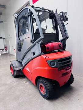 Used Forklift Truck LINDE H 30 T Triplex Kabine GAS VIERRADFRONTSTAPLER (13061208)