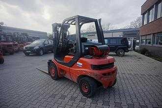 Used Forklift Truck LINDE H 30T-03 - Triplex GAS VIERRADFRONTSTAPLER (13024897)