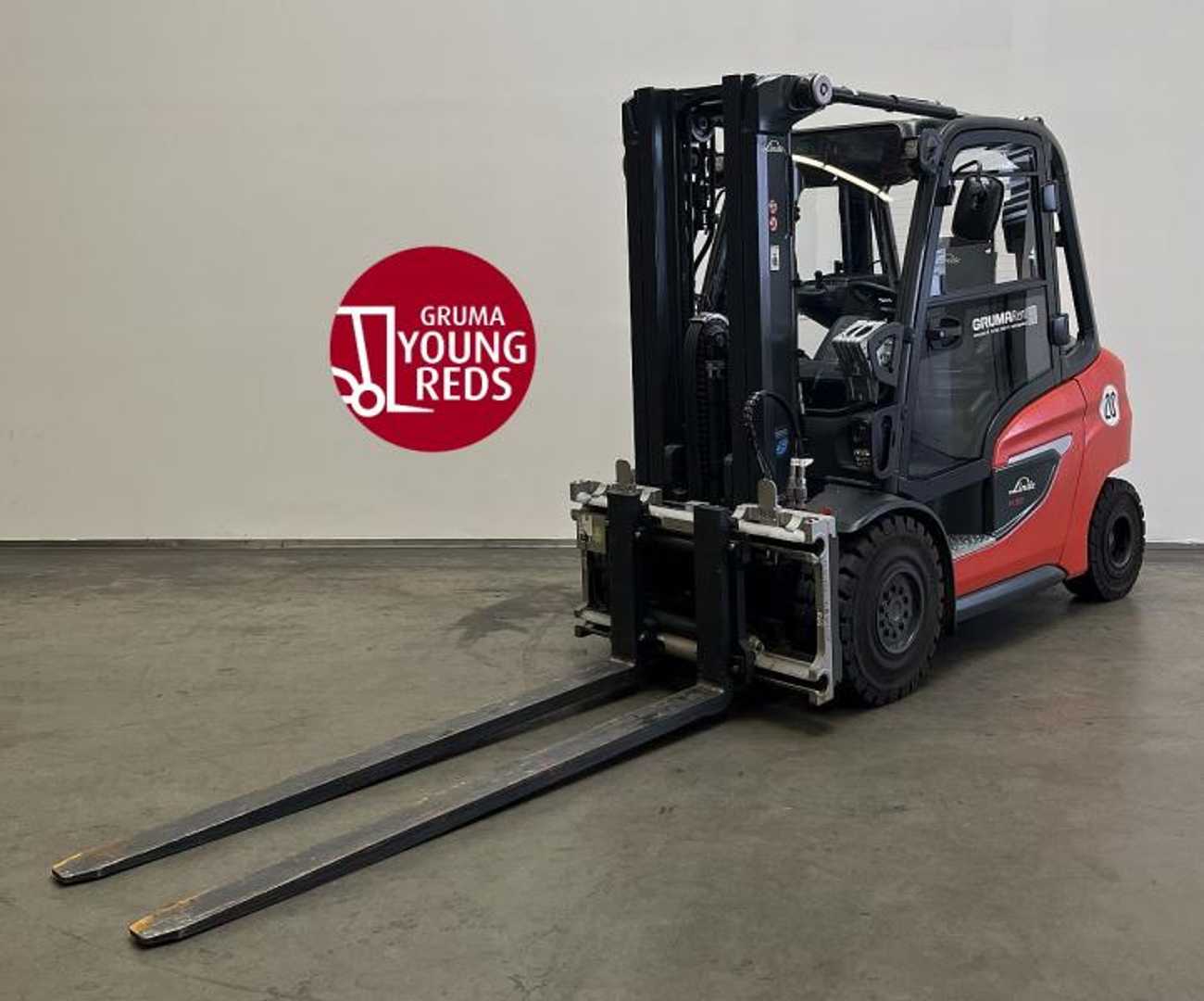 Used Forklift Truck LINDE H 35 D 1202 DIESEL VIERRADFRONTSTAPLER (12902776)