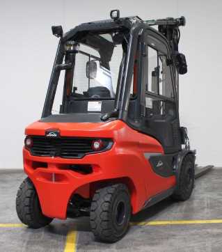 Used Forklift Truck LINDE H 35 D 1202 DIESEL VIERRADFRONTSTAPLER (13053527)