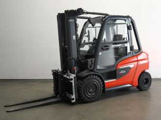 Used Forklift Truck LINDE H 35 D 1202 DIESEL VIERRADFRONTSTAPLER (13068129) backdrop
