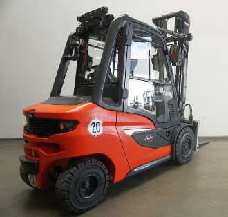 Used Forklift Truck LINDE H 35 D 1202 DIESEL VIERRADFRONTSTAPLER (13072046)