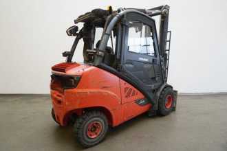 Used Forklift Truck LINDE H 35 D (3A) EVO 393-02 DIESEL VIERRADFRONTSTAPLER (13075100)