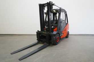 Used Forklift Truck LINDE H 35 D (3B) EVO 393-02 DIESEL VIERRADFRONTSTAPLER (12955260) backdrop