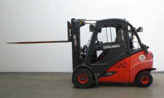 Used Forklift Truck LINDE H 35 D (3B) EVO 393-02 DIESEL VIERRADFRONTSTAPLER (13063272)