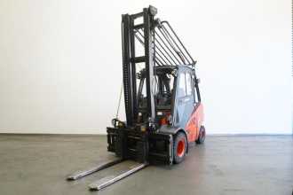 Used Forklift Truck LINDE H 35 D (3B) EVO 393-02 DIESEL VIERRADFRONTSTAPLER (13067922) backdrop