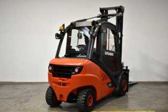 Used Forklift Truck LINDE H 35 D (3B) EVO 393-02 DIESEL VIERRADFRONTSTAPLER (13073522)
