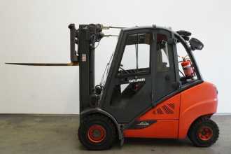 Used Forklift Truck LINDE H 35 D (3B) EVO 394-02 DIESEL VIERRADFRONTSTAPLER (13073312)