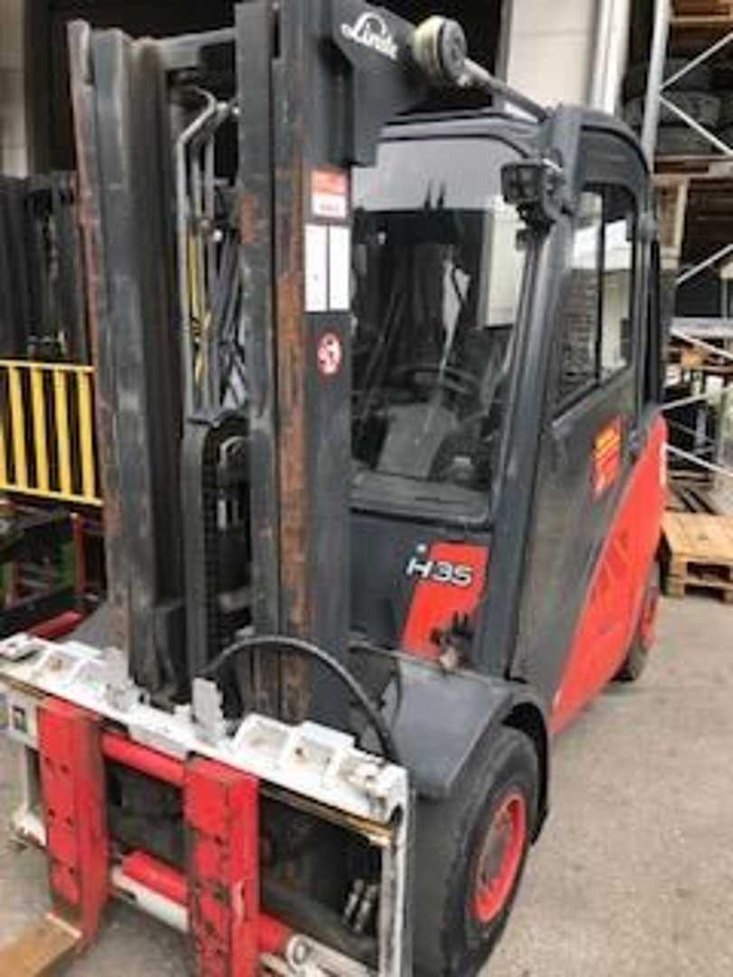 Used Forklift Truck LINDE H 35 D DIESEL VIERRADFRONTSTAPLER (13076044)
