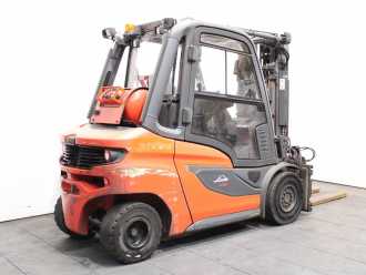 Used Forklift Truck LINDE H 35 T-01 1202 GAS VIERRADFRONTSTAPLER (13064715)