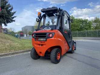 Used Forklift Truck LINDE H 35 T - 01 GAS VIERRADFRONTSTAPLER (13025014)