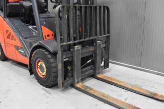Used Forklift Truck LINDE H 35 T - 02 /58486/ GAS VIERRADFRONTSTAPLER (13064591)