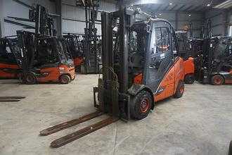 Used Forklift Truck LINDE H 35T-02 - 2018er GAS VIERRADFRONTSTAPLER (13053330) backdrop