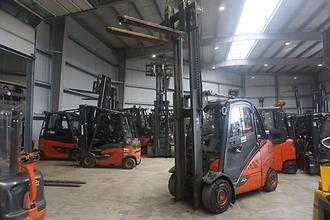 Used Forklift Truck LINDE H 35T-02 - 2018er GAS VIERRADFRONTSTAPLER (13053330)
