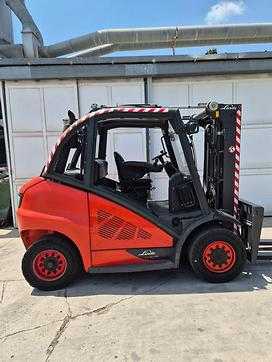Used Forklift Truck LINDE H 40 D-02 DIESEL VIERRADFRONTSTAPLER (13012002)