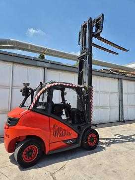 Used Forklift Truck LINDE H 40 D-02 DIESEL VIERRADFRONTSTAPLER (13012002)