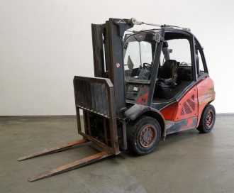 Used Forklift Truck LINDE H 40 T EVO 394-02 GAS VIERRADFRONTSTAPLER (12964171) backdrop