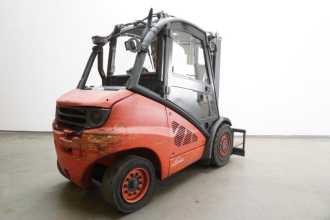 Used Forklift Truck LINDE H 45 D 394 DIESEL VIERRADFRONTSTAPLER (13034569)
