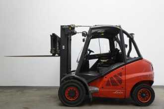 Used Forklift Truck LINDE H 45 D 394 DIESEL VIERRADFRONTSTAPLER (13034569)