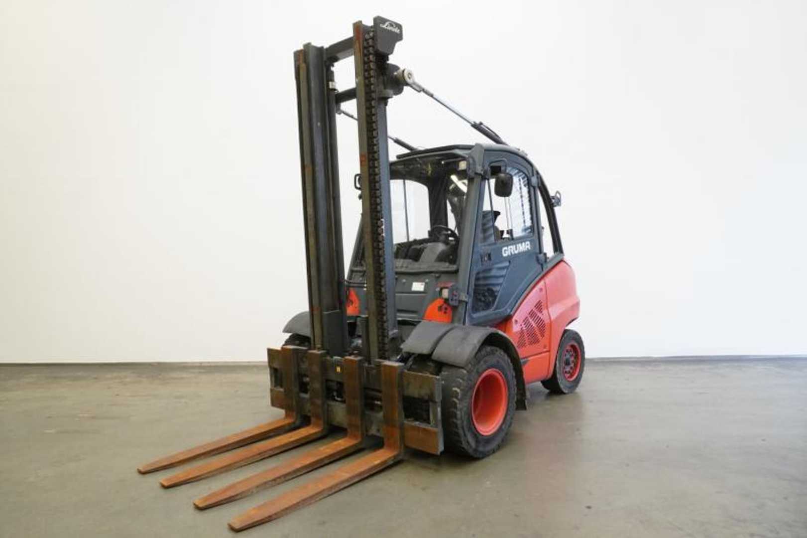 Used Forklift Truck LINDE H 45 D (3B) EVO 394-02 DIESEL VIERRADFRONTSTAPLER (12841379)