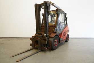 Used Forklift Truck LINDE H 45 D EVO 394-02 DIESEL VIERRADFRONTSTAPLER (12993135) backdrop