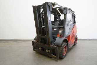 Used Forklift Truck LINDE H 45 D EVO 394-02 DIESEL VIERRADFRONTSTAPLER (13035817) backdrop