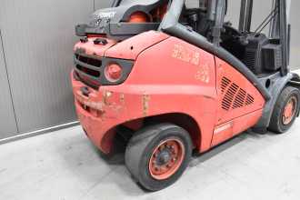 Used Forklift Truck LINDE H 45 T - 01 /57672/ GAS VIERRADFRONTSTAPLER (13041522)