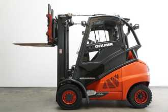 Used Forklift Truck LINDE H 45 T EVO 394-02 GAS VIERRADFRONTSTAPLER (12990075)