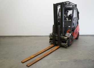 Used Forklift Truck LINDE H 45 T EVO 394-02 GAS VIERRADFRONTSTAPLER (13024824) backdrop