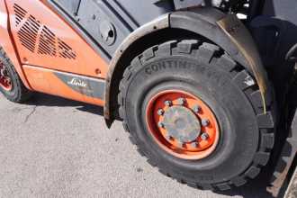 Used Forklift Truck LINDE H 45 T EVO 394-02 GAS VIERRADFRONTSTAPLER (13026294)
