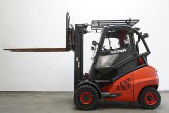 Used Forklift Truck LINDE H 45 T EVO 394-02 GAS VIERRADFRONTSTAPLER (13034567)