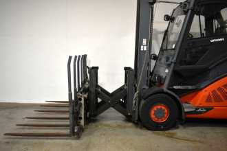 Used Forklift Truck LINDE H 45 T EVO 394-02 GAS VIERRADFRONTSTAPLER (13071116)