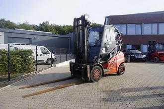 Used Forklift Truck LINDE H 45D-02 - 2020er DIESEL VIERRADFRONTSTAPLER (13067455) backdrop