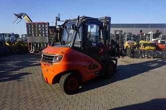 Used Forklift Truck LINDE H 45D-02 - Triplex - 4.680 Stunden DIESEL VIERRADFRONTSTAPLER (13062243)