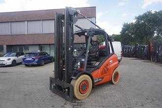 Used Forklift Truck LINDE H 45T-02 - 2019er GAS VIERRADFRONTSTAPLER (13053342) backdrop