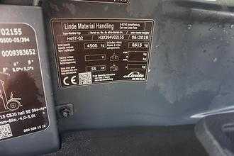 Used Forklift Truck LINDE H 45T-02 - 2019er GAS VIERRADFRONTSTAPLER (13053342)