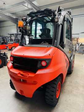 Used Forklift Truck LINDE H 50 D-02/600 EVO 3B Kabine STVO Klima ZVG DIESEL VIERRADFRONTSTAPLER (13036794)