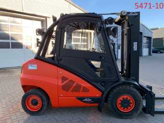 Used Forklift Truck LINDE H 50 D 02 EVO DIESEL VIERRADFRONTSTAPLER (13076519)