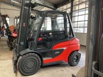 Used Forklift Truck LINDE H 50 D (1204) DIESEL VIERRADFRONTSTAPLER (13065175) backdrop