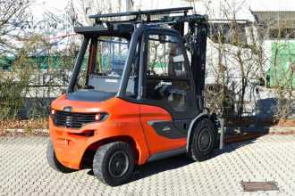 Used Forklift Truck LINDE H 50 D/600 1204-01 DIESEL VIERRADFRONTSTAPLER (13026301)