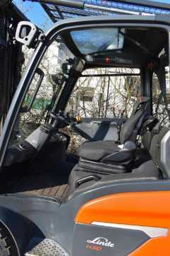 Used Forklift Truck LINDE H 50 D/600 1204-01 DIESEL VIERRADFRONTSTAPLER (13026301)